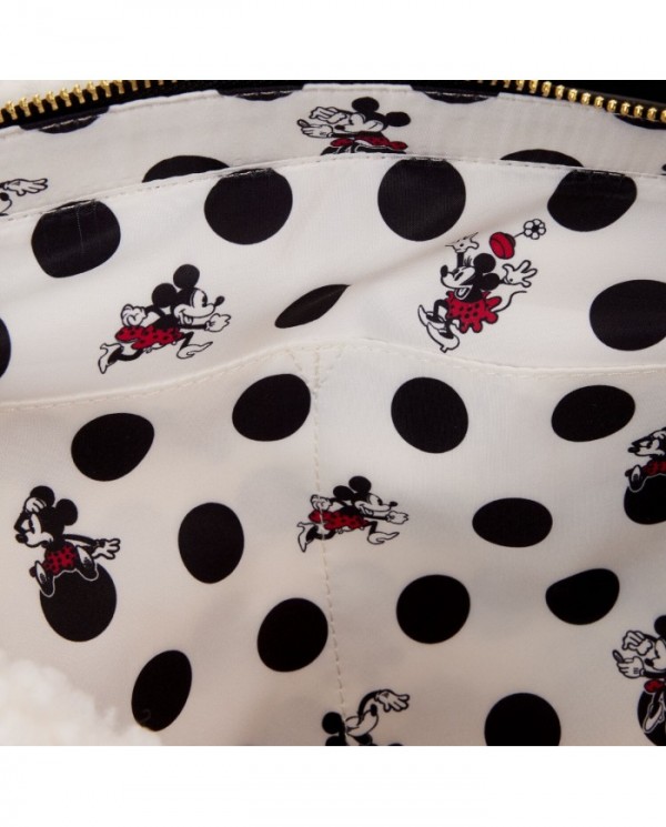 Tote Bag Loungefly - Minnie Mouse Rocks the Dots Classic Sherpa