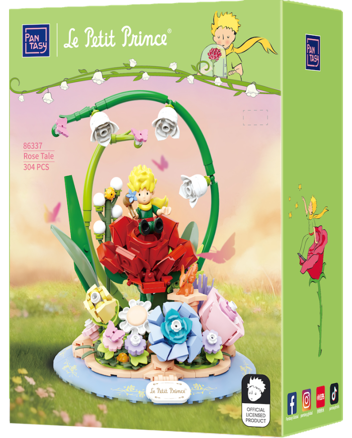 Bloc de Construction Pantasy Le Petit Prince - Conte de rose