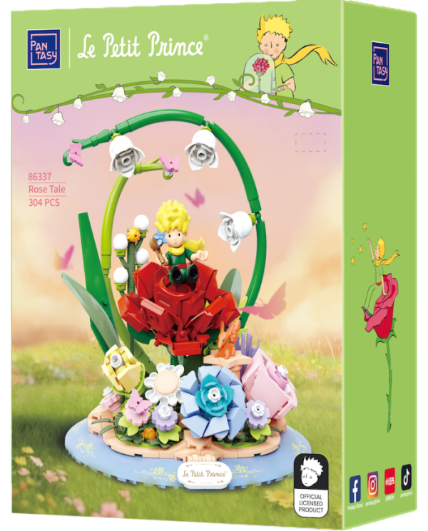 Bloc de Construction Pantasy Le Petit Prince - Conte de rose