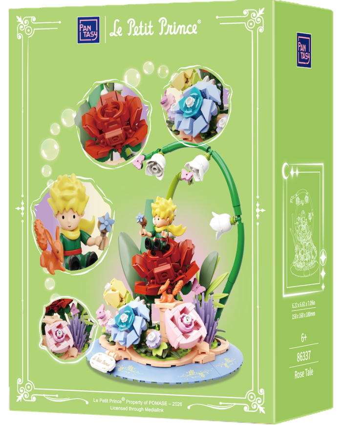 Bloc de Construction Pantasy Le Petit Prince - Conte de rose