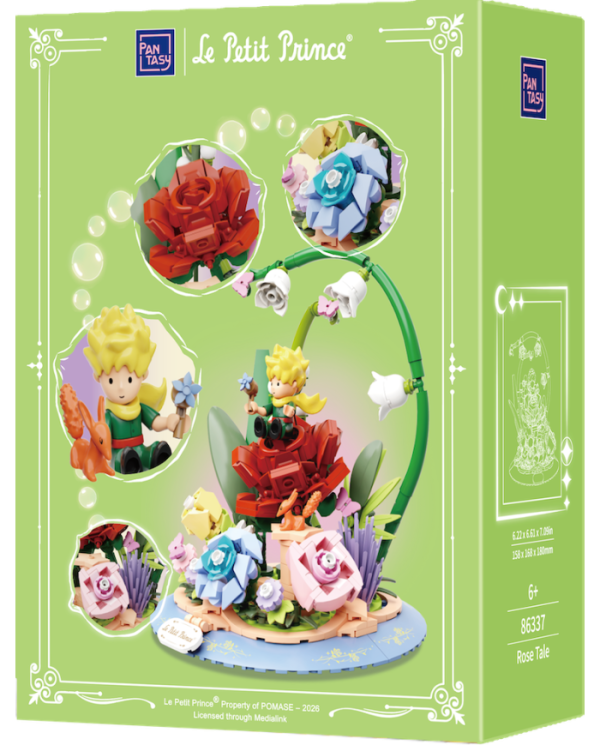 Bloc de Construction Pantasy Le Petit Prince - Conte de rose