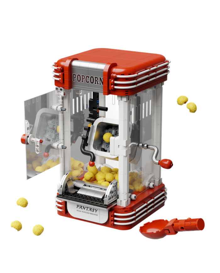 Bloc de Construction Pantasy Machine à Popcorn 1201 pcs