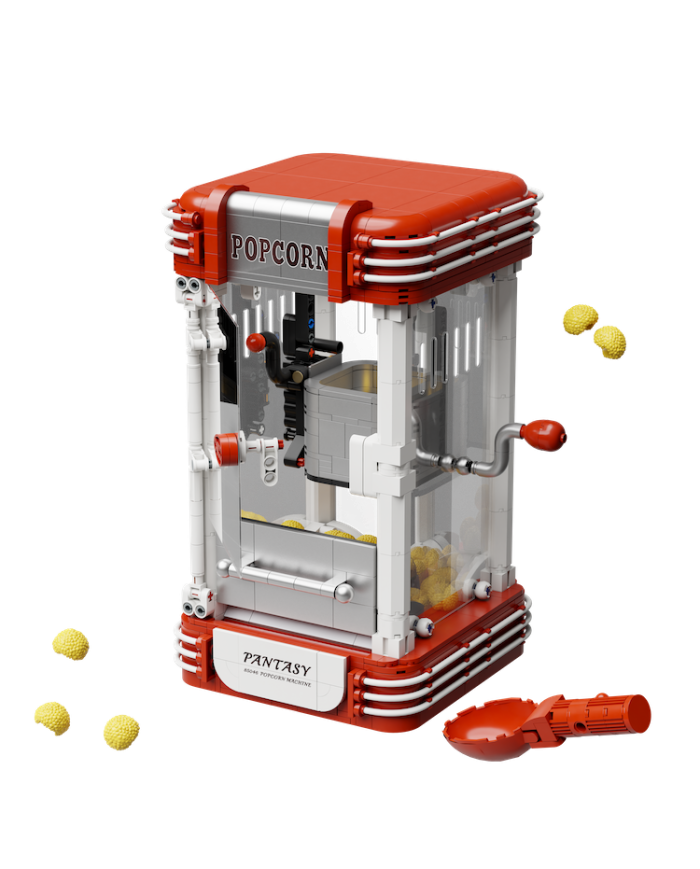 Bloc de Construction Pantasy Machine à Popcorn 1201 pcs