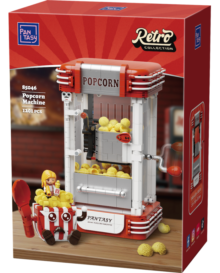 Bloc de Construction Pantasy Machine à Popcorn 1201 pcs