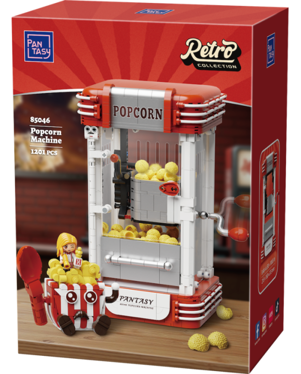 Bloc de Construction Pantasy Machine à Popcorn 1201 pcs