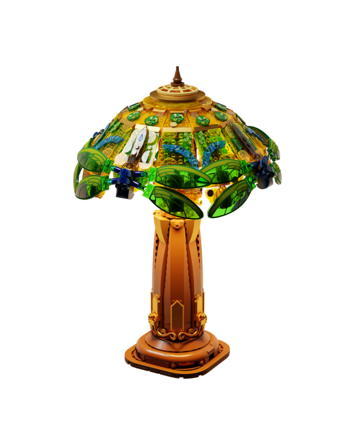 Lampe de table Pantasy Vitrail Bloc de Construction 1067 pièces