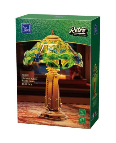 Lampe de table Pantasy Vitrail Bloc de Construction 1067 pièces