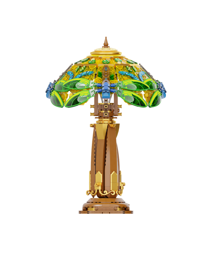 Lampe de table Pantasy Vitrail Bloc de Construction 1067 pièces