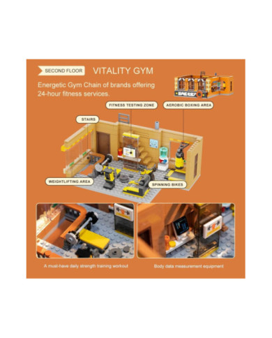 Maquette Pantasy Boulangerie Modulaire Rétro 2646 pièces