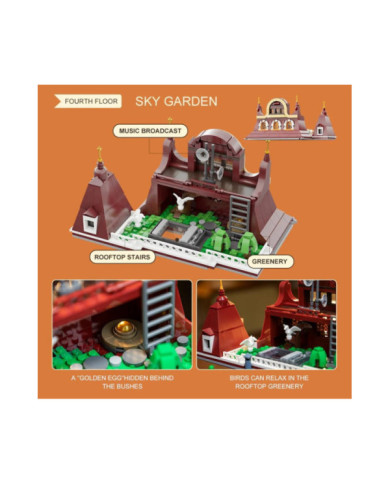 Maquette Pantasy Boulangerie Modulaire Rétro 2646 pièces