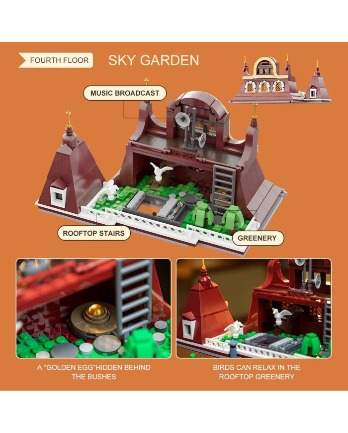 Maquette Pantasy Boulangerie Modulaire Rétro 2646 pièces
