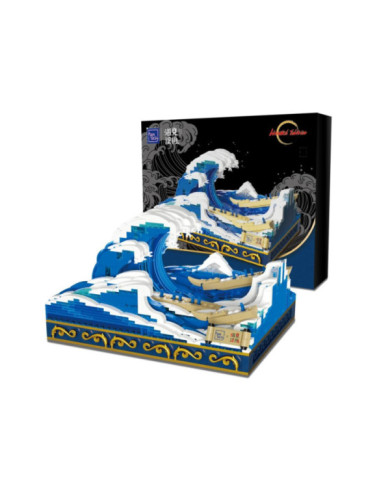 Bloc de Construction Pantasy La grande vague de Kanagawa 1497 pcs