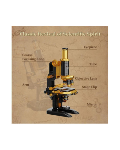 Bloc de construction Pantasy Microscope Rétro