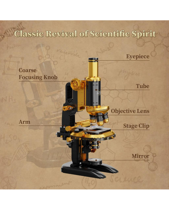 Bloc de construction Pantasy Microscope Rétro