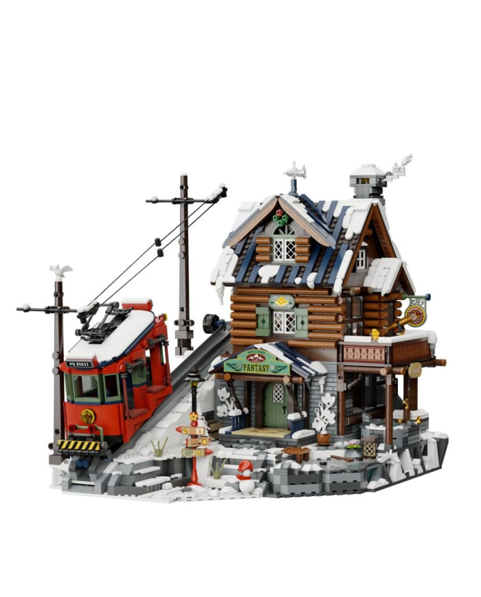 Bloc de Construction Pantasy Cabane au sommet