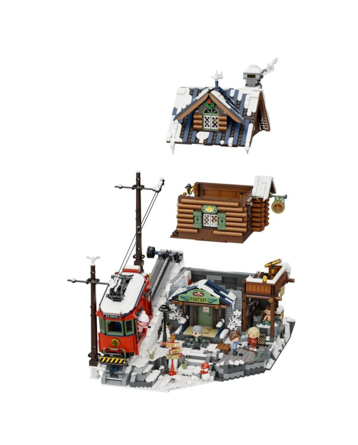 Bloc de Construction Pantasy Cabane au sommet
