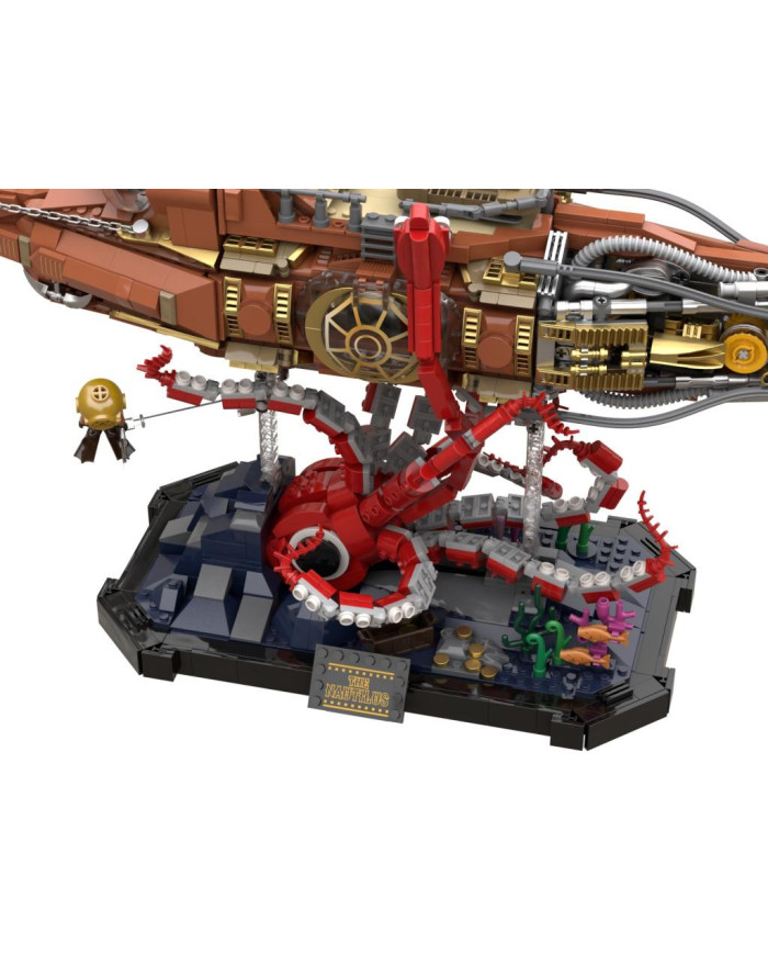 Bloc de Construction Pantasy Le Nautilus Steampunk 2552 pcs