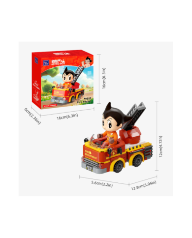 Bloc de Construction PANTASY Astro Boy Camion de pompiers