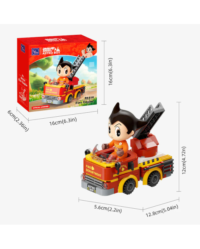 Bloc de Construction PANTASY Astro Boy Camion de pompiers