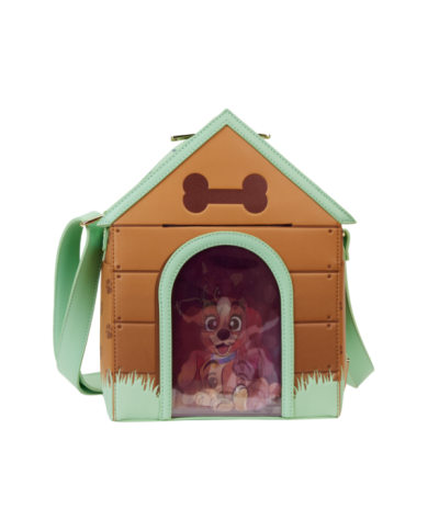 Sac à bandoulière Loungefly - I Heart Disney Dogs Dog House Triple Lenticular Figural