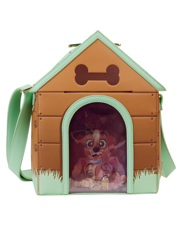 Sac à bandoulière Loungefly - I Heart Disney Dogs Dog House Triple Lenticular Figural