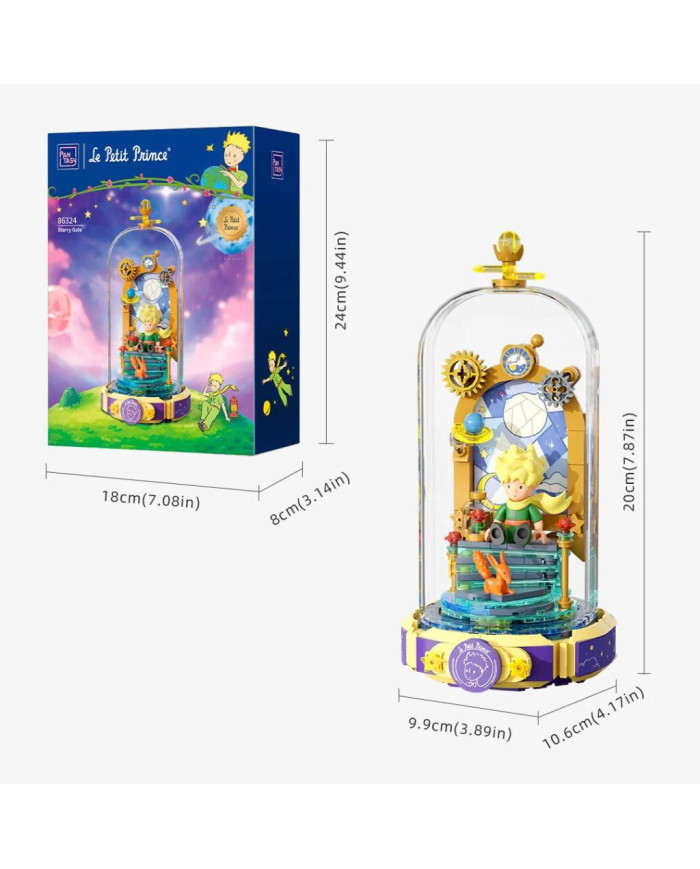 Bloc de construction PANTASY Le Petit Prince Série Eternité Porte Étoilée