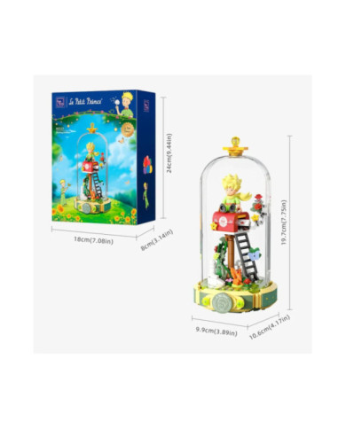 Bloc de Construction PANTASY Le Petit Prince Série Éternité Boîte aux Souhaits
