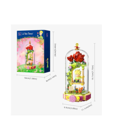 Set de construction PANTASY Le Petit Prince - Série Éternité Balançoire Rose