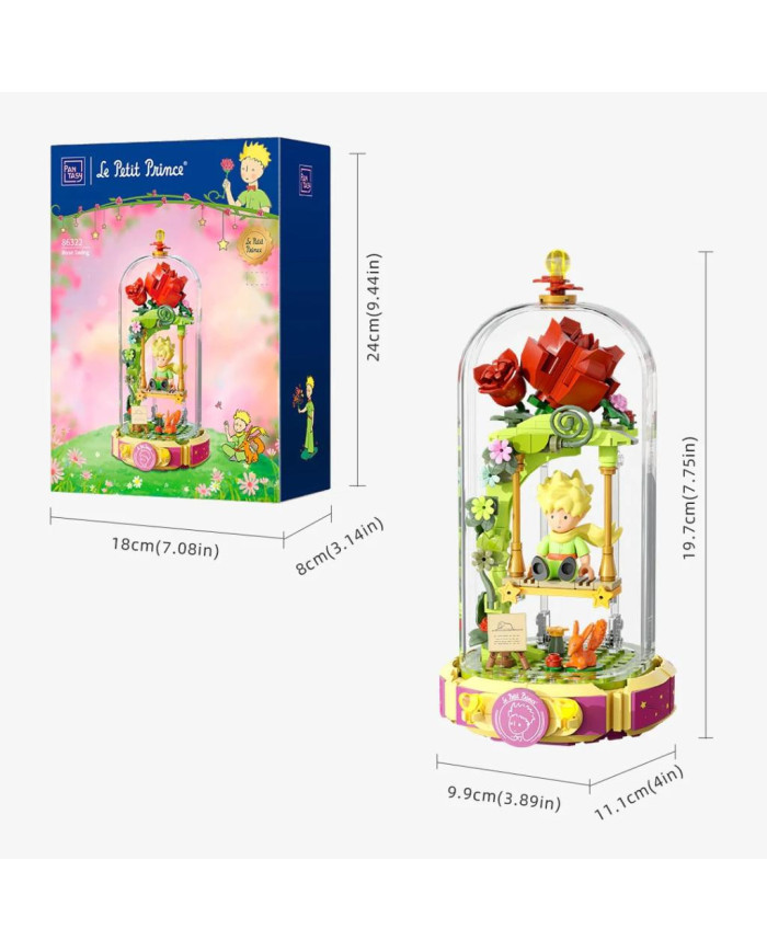 Set de construction PANTASY Le Petit Prince - Série Éternité Balançoire Rose