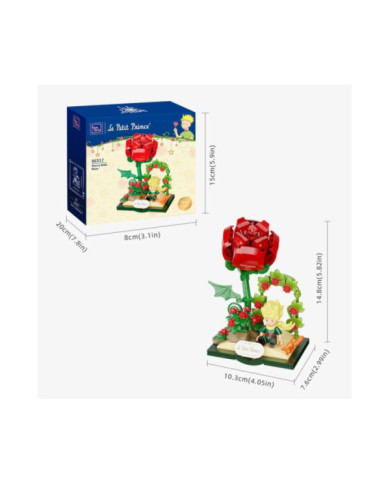 Bloc de Construction Pantasy Le Petit Prince Balade étoilée-Rose