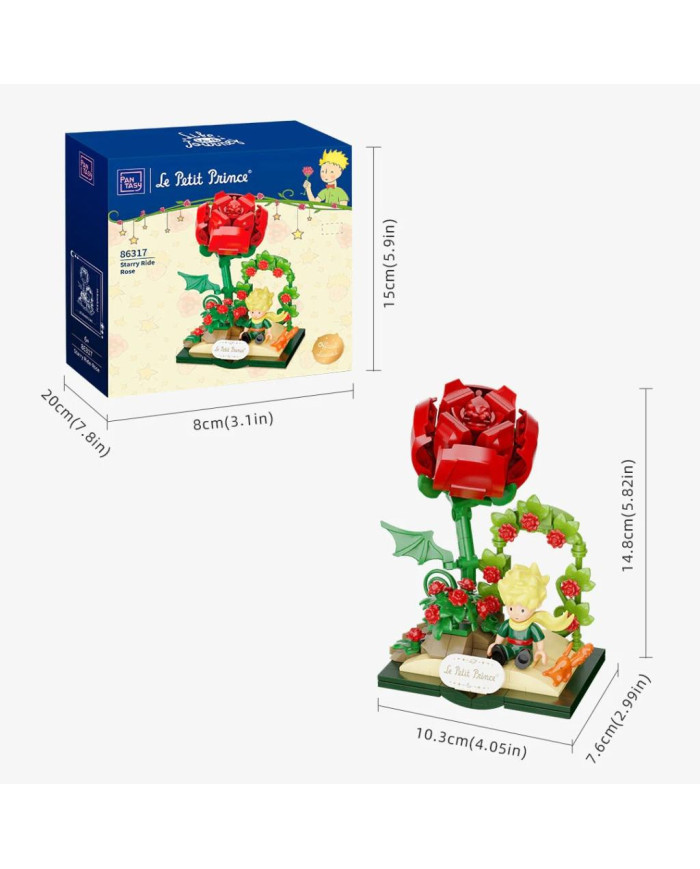Bloc de Construction Pantasy Le Petit Prince Balade étoilée-Rose