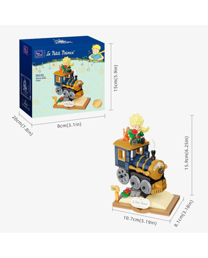 Bloc de Construction PANTASY Le Petit Prince Train Étoilé