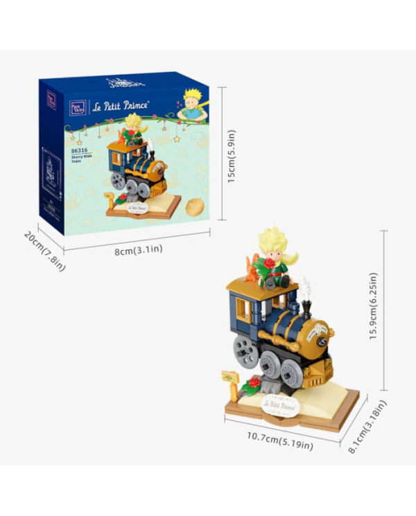 Bloc de Construction PANTASY Le Petit Prince Train Étoilé