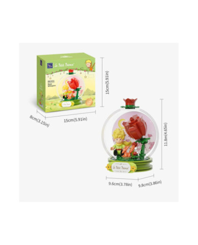 Set de Construction PANTASY Le Petit Prince - Murmures de Rose