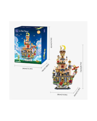 Bloc de Construction Pantasy Le Petit Prince Château Étoilé