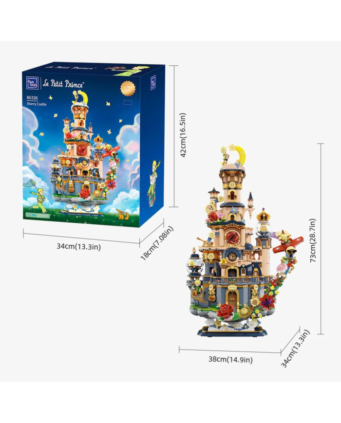 Bloc de Construction Pantasy Le Petit Prince Château Étoilé