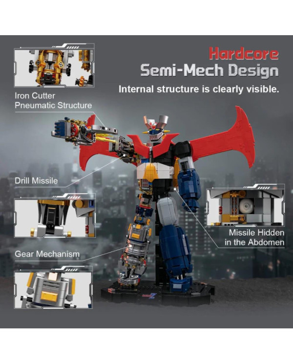 Bloc de Construction PANTASY Mazinger Z Semi-Mécanique 1901 Pièces