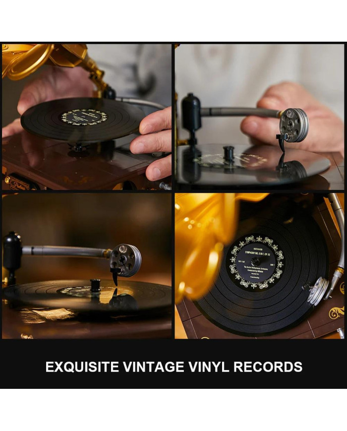 Bloc de Construction Pantasy Gramophone Rétro