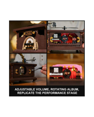 Bloc de Construction Pantasy Gramophone Rétro
