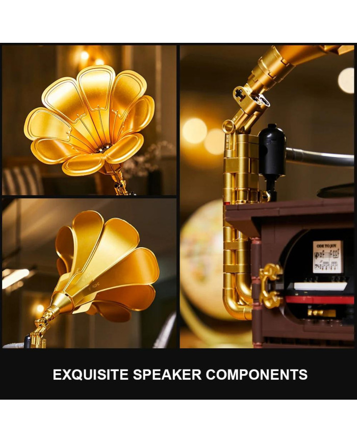Bloc de Construction Pantasy Gramophone Rétro
