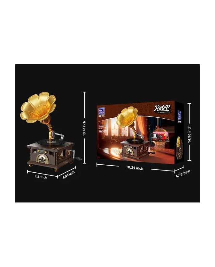 Bloc de Construction Pantasy Gramophone Rétro