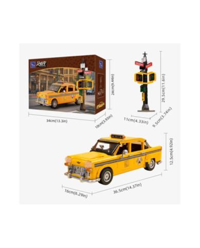 Set de Construction Pantasy Taxi Jaune New York 85017