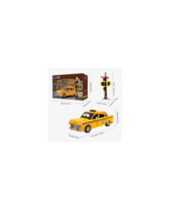 Set de Construction Pantasy Taxi Jaune New York 85017