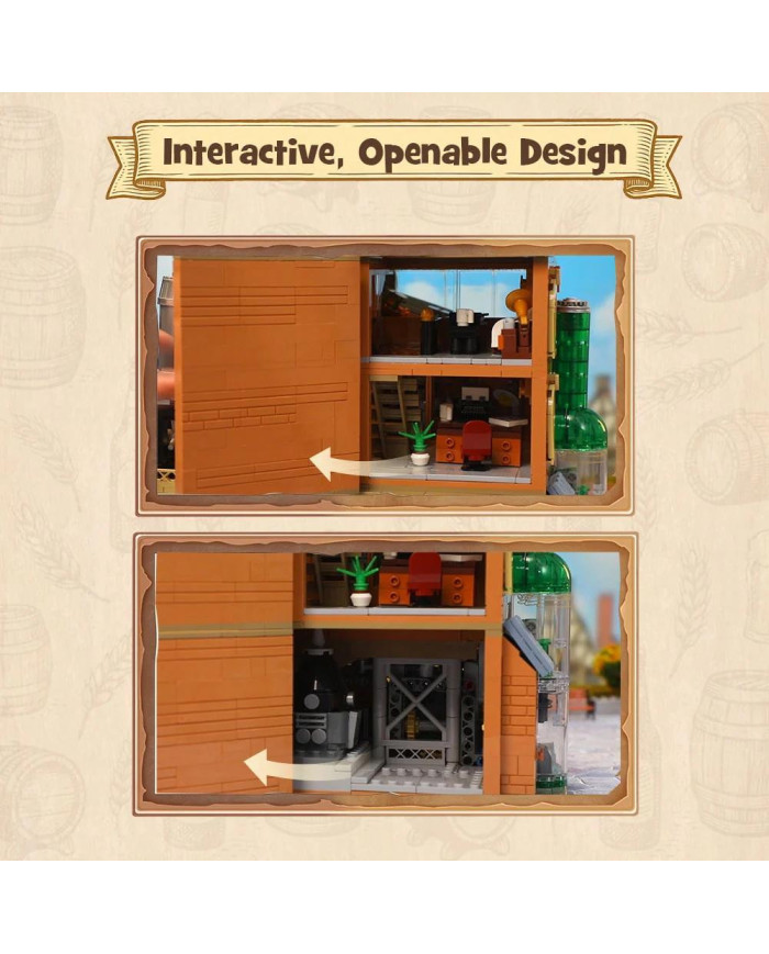 Bloc de Construction PANTASY Brasserie Artisanale 3252 pcs