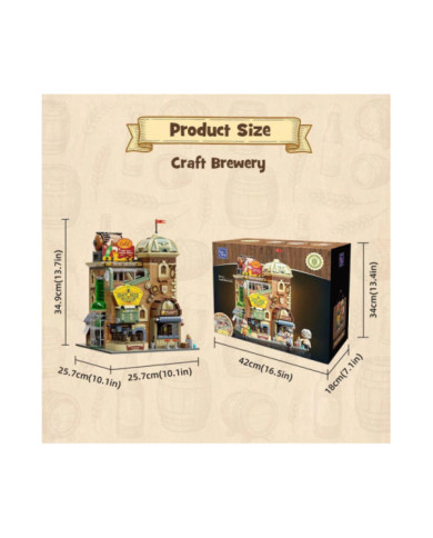 Bloc de Construction PANTASY Brasserie Artisanale 3252 pcs