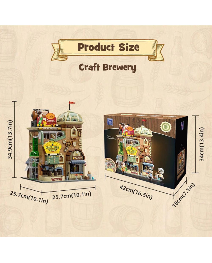 Bloc de Construction PANTASY Brasserie Artisanale 3252 pcs