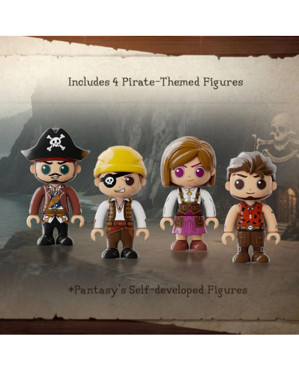 Blocs de Construction PANTASY Le Pub des Pirates 2814 pièces