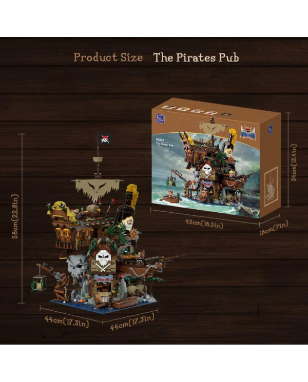 Blocs de Construction PANTASY Le Pub des Pirates 2814 pièces