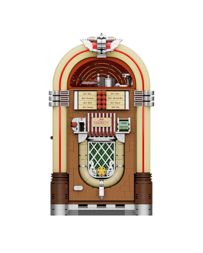 Bloc de Construction Pantasy Jukebox Rétro LED 1273 pcs