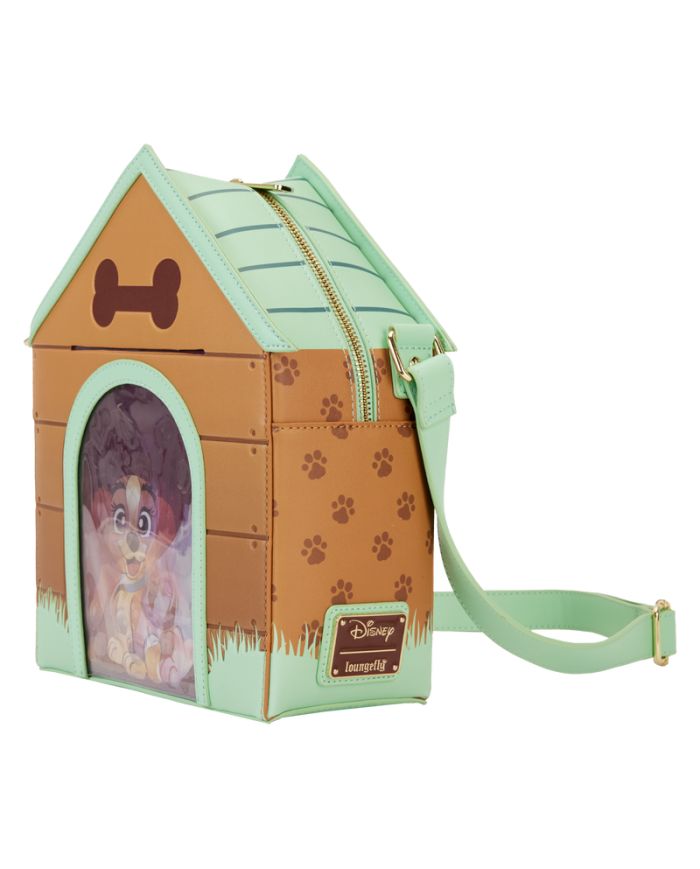Sac à bandoulière Loungefly - I Heart Disney Dogs Dog House Triple Lenticular Figural